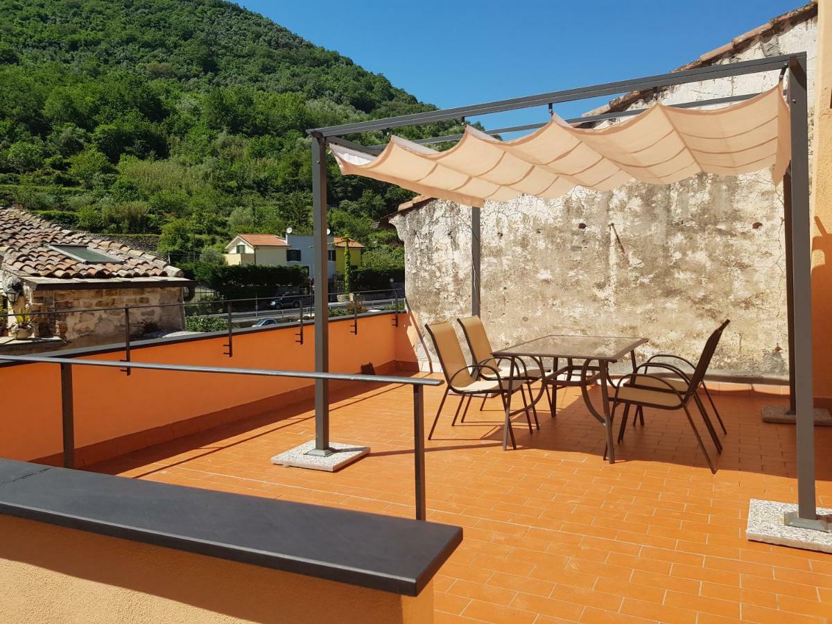 Ferienwohnung Modern Flat With Panoramic Terrace In Zuccarello Exterior foto